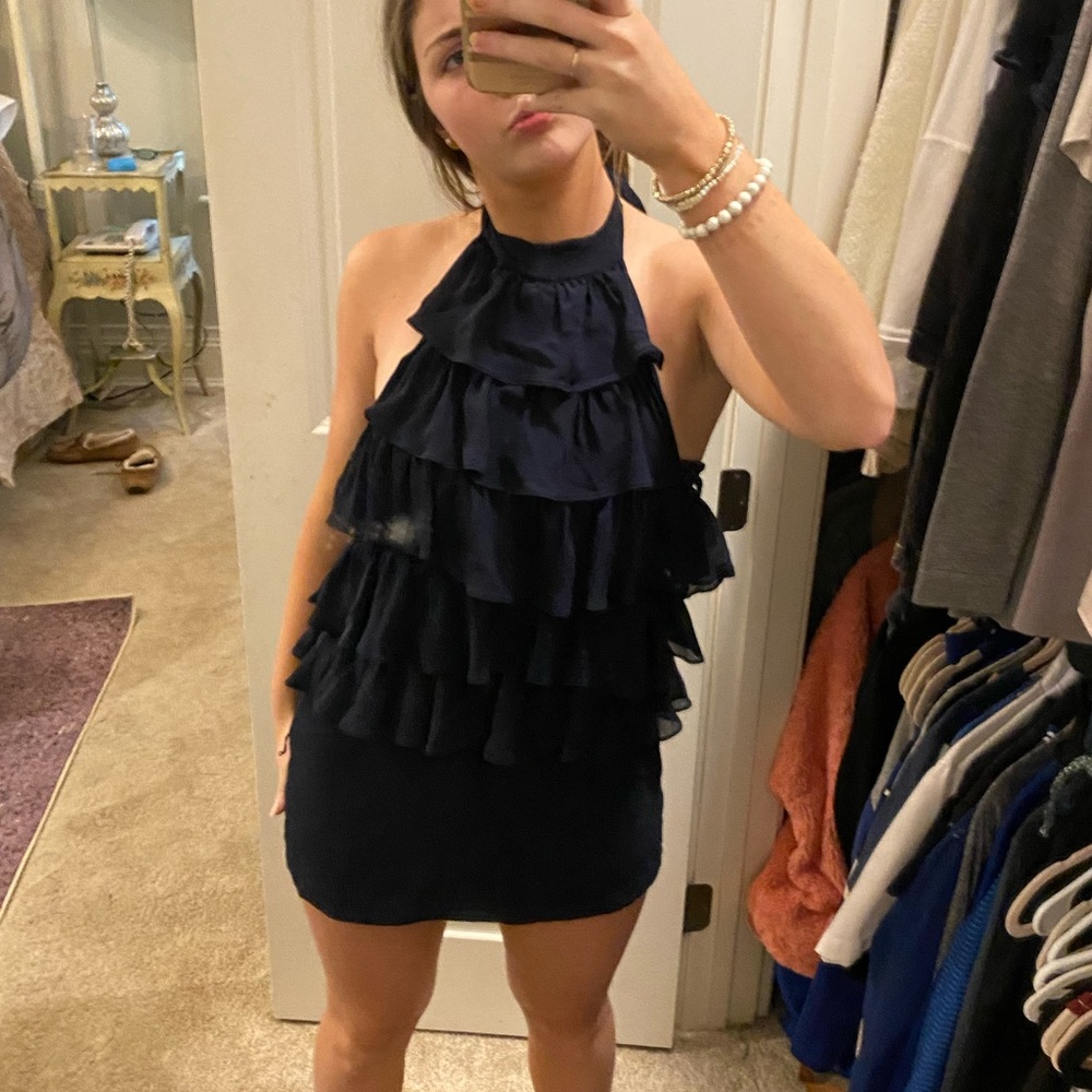 Susana Monaco mini black dress